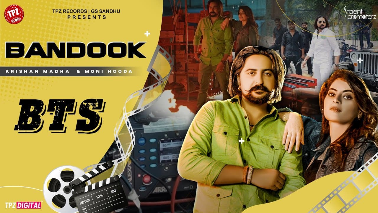 Bandook | Behind The Scene| Kay D |Fiza Choudhary |Krishan Madha| Moni Hooda| Haryanvi Songs 2024