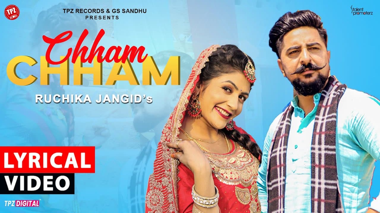 Chham Chham | LYRICAL | Gori Nagori | Kay D | Ruchika Jangid | Haryanvi Song | Wedding Song