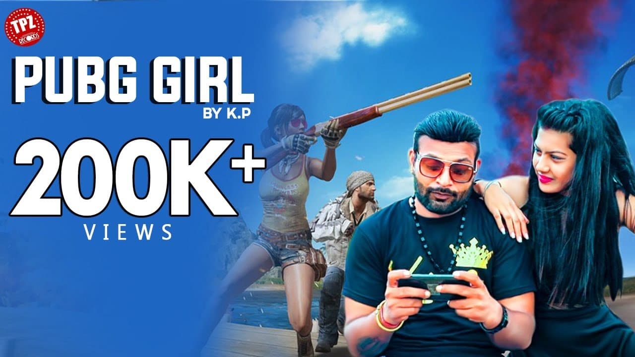 Pubg Girl (Official Music Video) Singer K P | Haryanvi Song | TPZ Records | Pubg Lovers