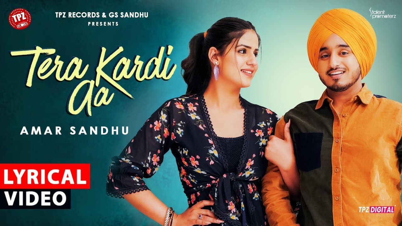 Tera Kardi Aa | Pranjal Dahiya | Amar Sandhu | LYRICAL | Punjabi song 2024 #romantic